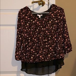 Floral pattern blouse